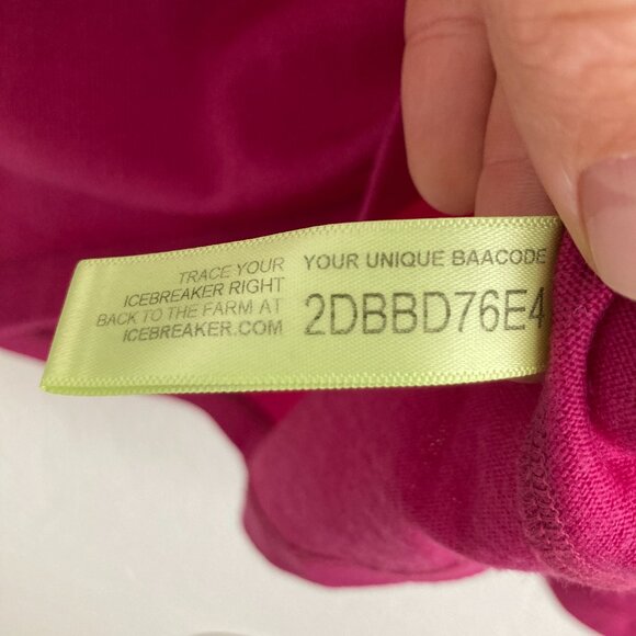 Icebreaker Women's Long Sleeve Tee - Pink - Picture 10 of 11